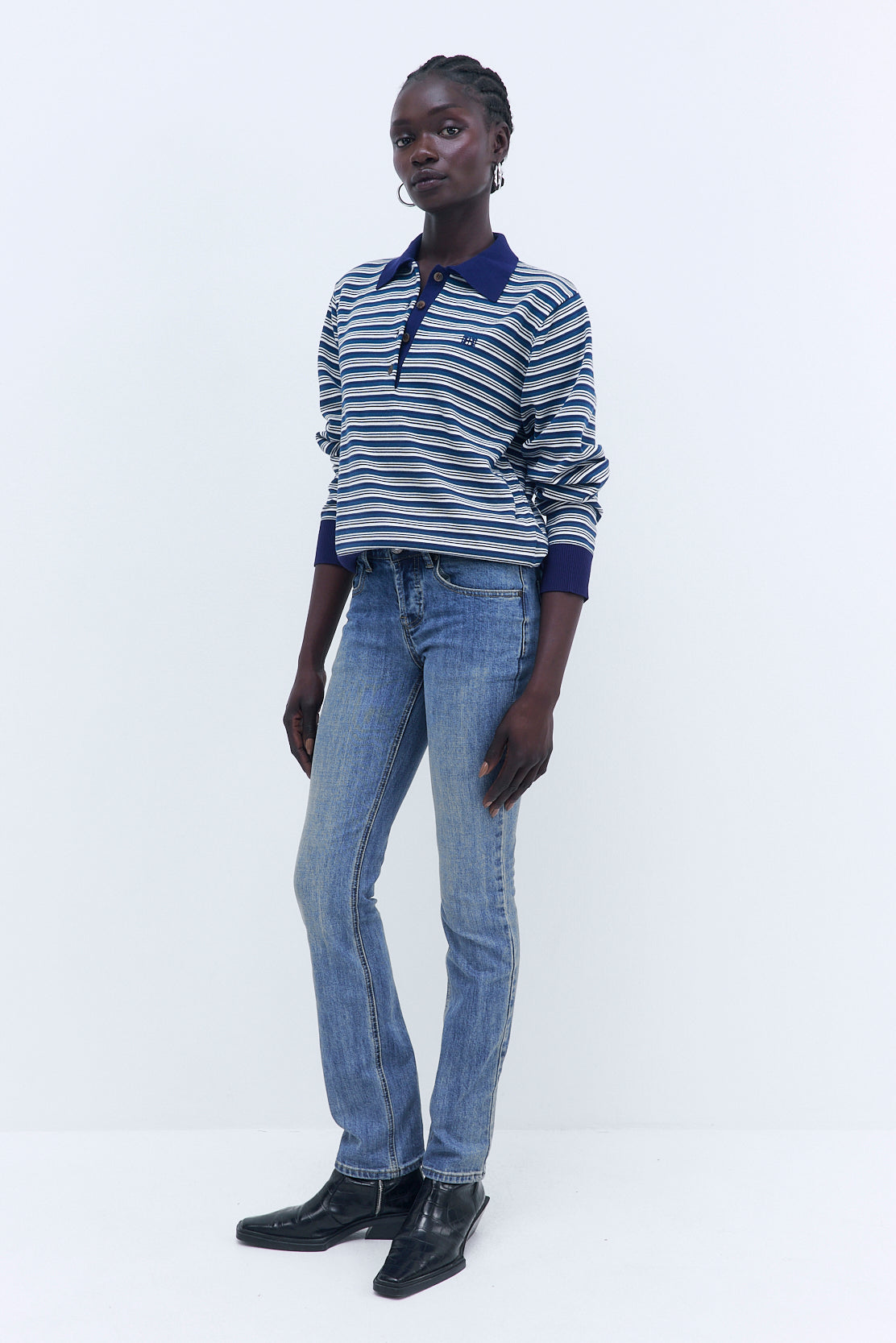 No.18| Mid Rise Fitted Denim