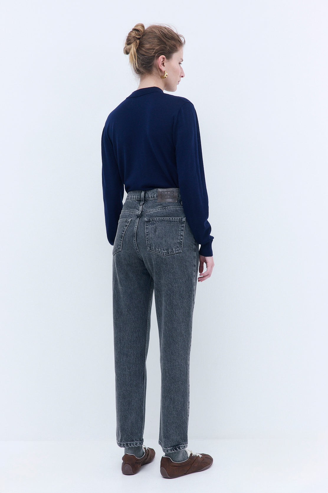 No.5| High Waist Straight Cropped Denim