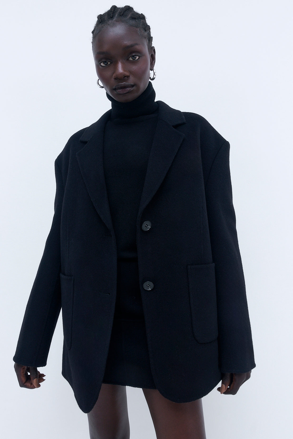 Oversized Double Wool Blazer