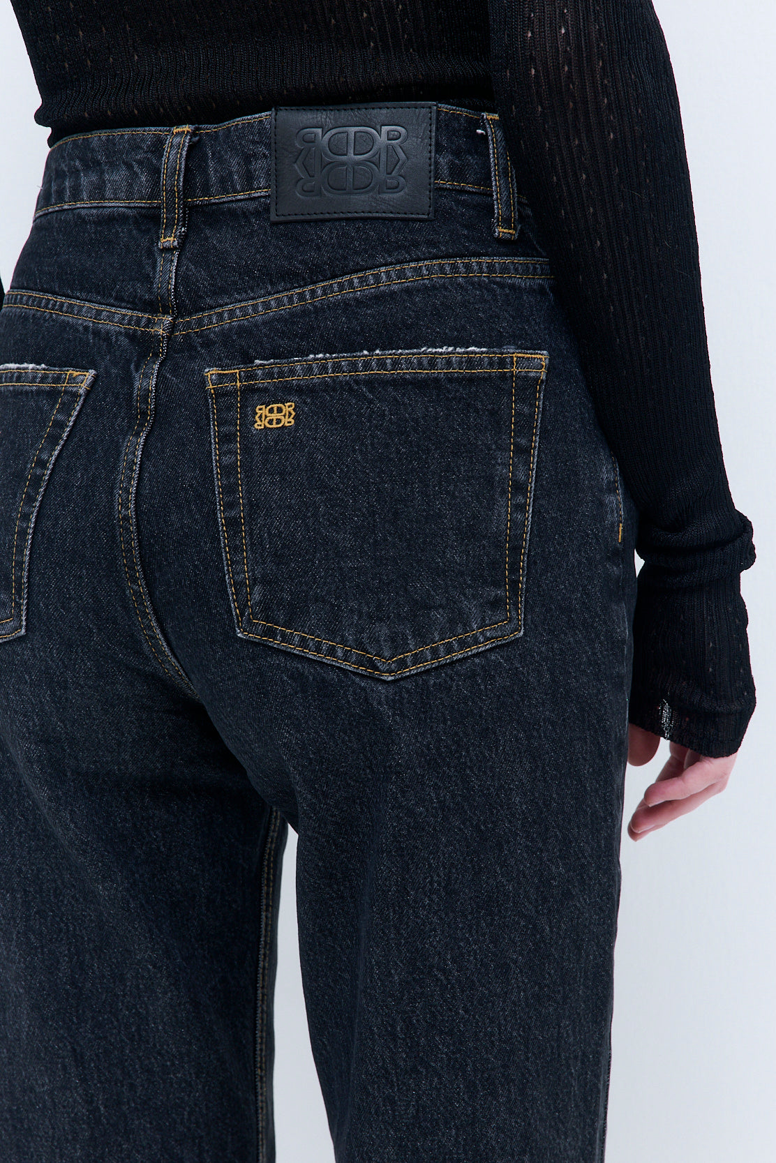 No.5| High Waist Straight Cropped Denim