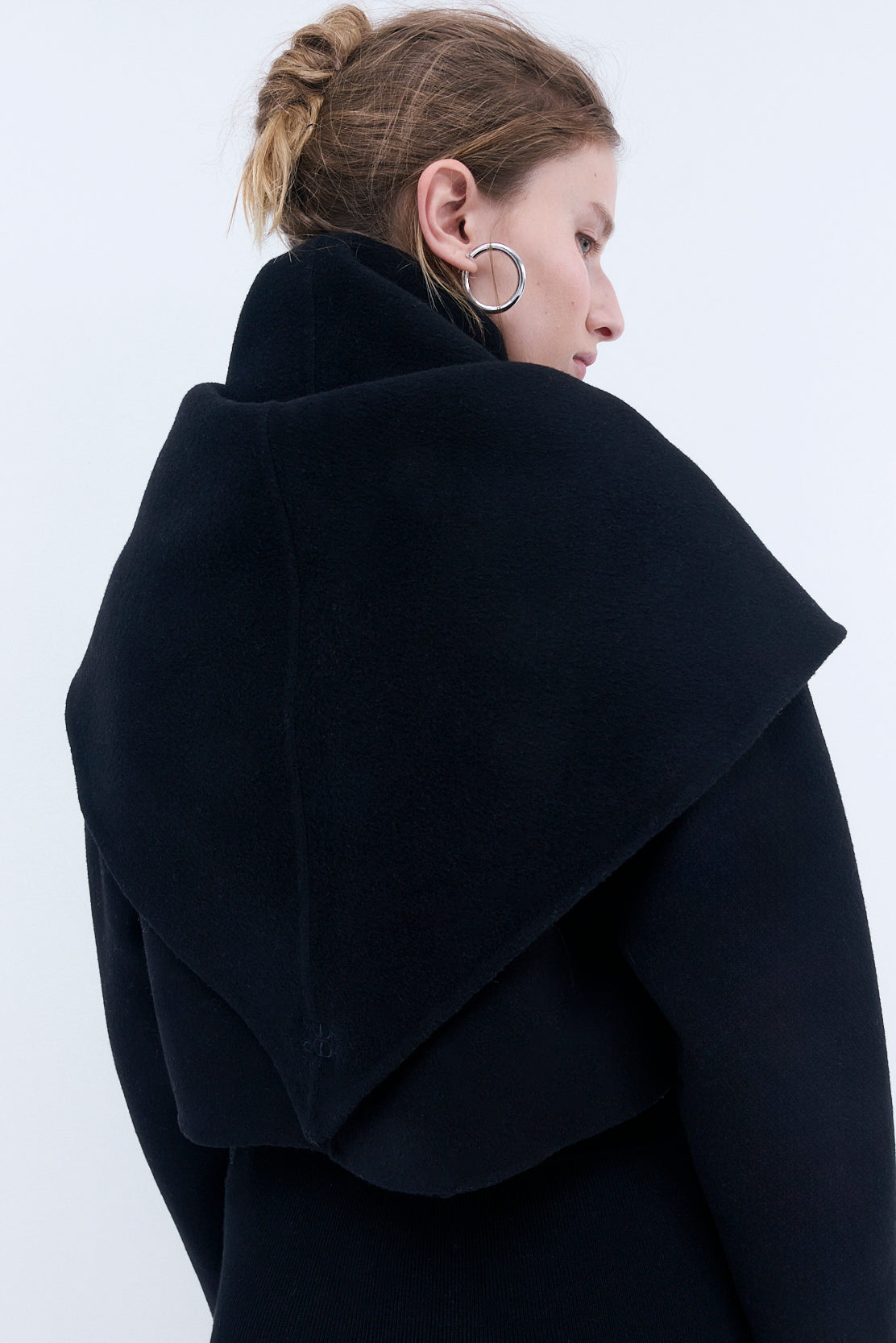 Double Wool Triangle Scarf