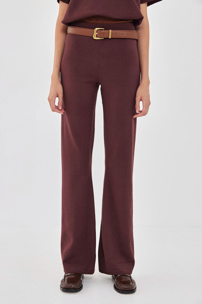 Bootcut Knit Pants