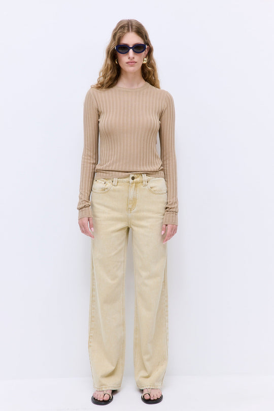 Colorwash Wide Leg Pants