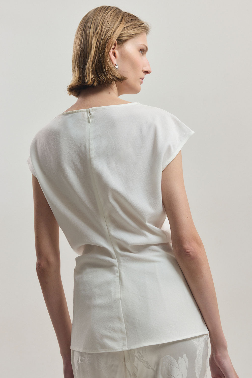 Fitted Boatneck Top