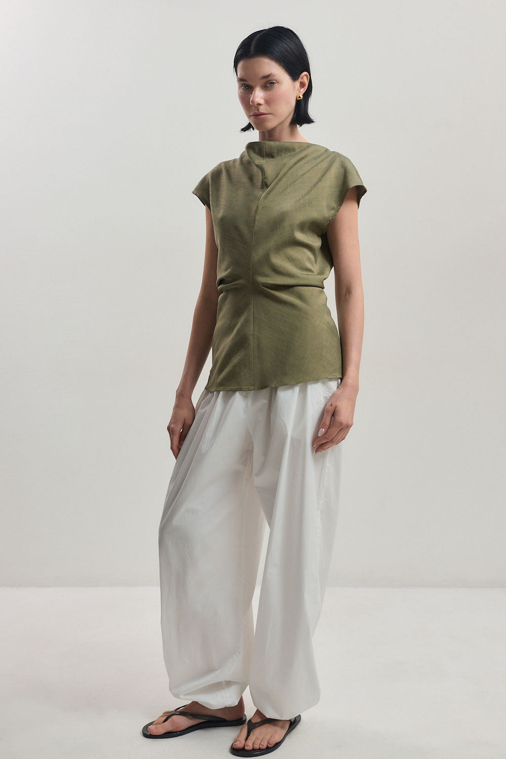 Fitted Boatneck Top