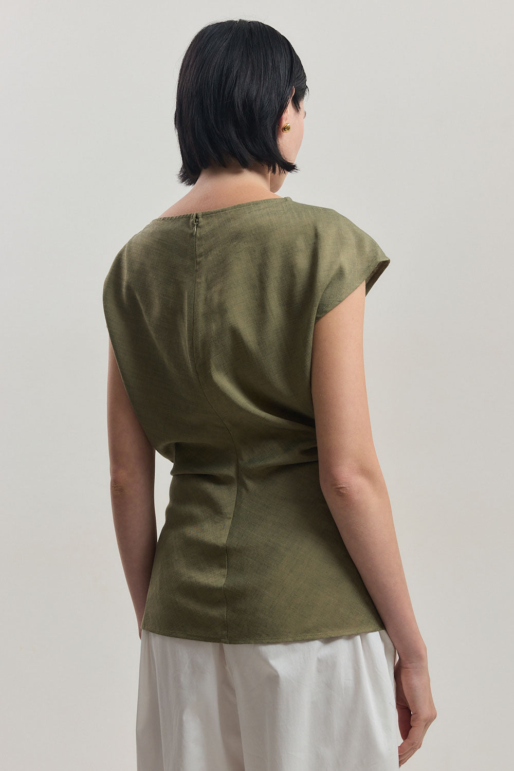 Fitted Boatneck Top