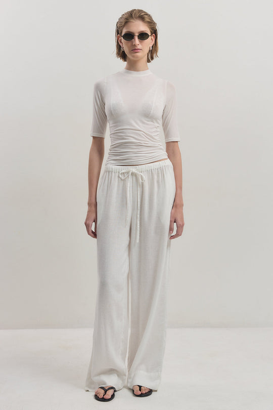 Mid Sleeve Modal Top