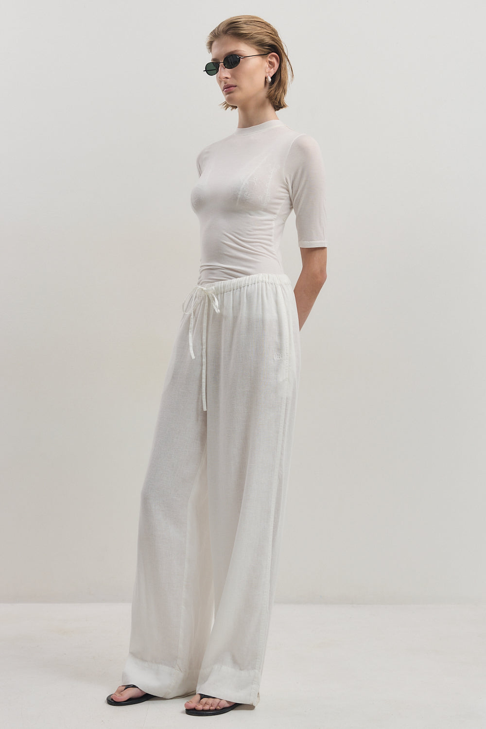 Mid Sleeve Modal Top