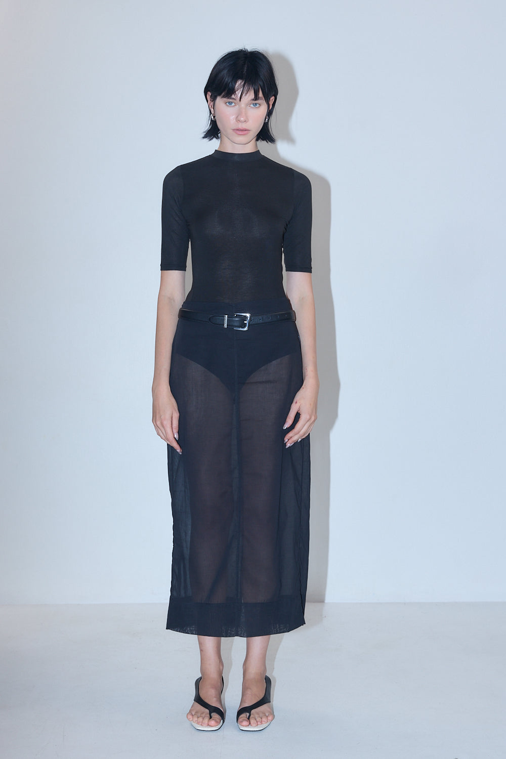 Mid Sleeve Modal Top