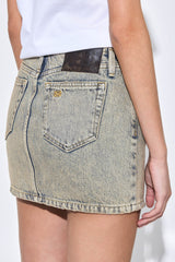 Denim Micro Mini Skirt