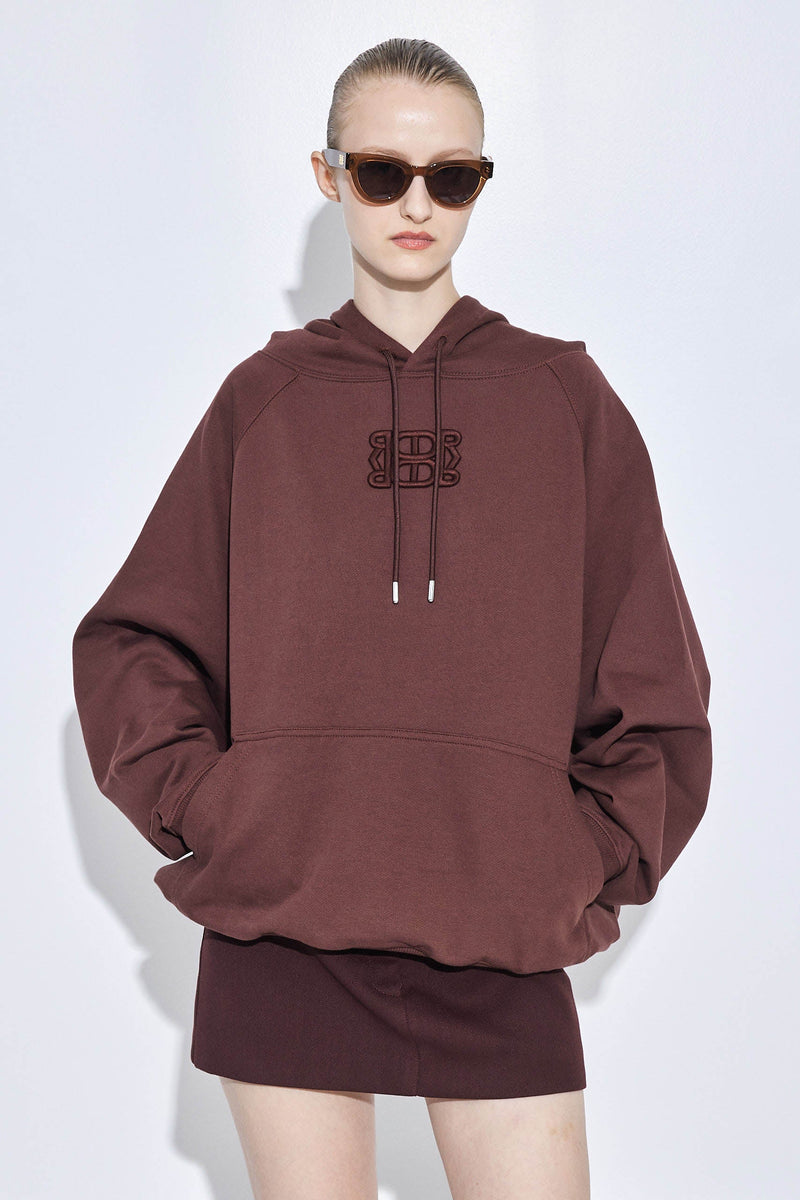 Embroidered Oversized Hoodie