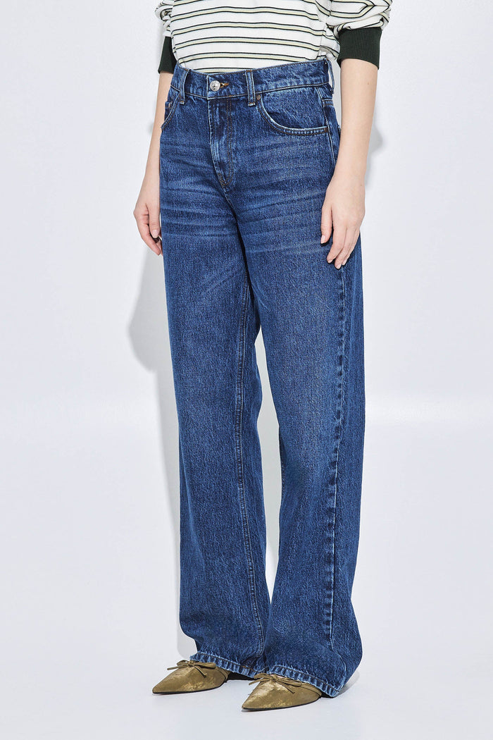 No.11| Mid Rise Full Length Baggy Denim