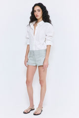Striped Drill Shorts