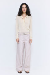Striped Drill Pants