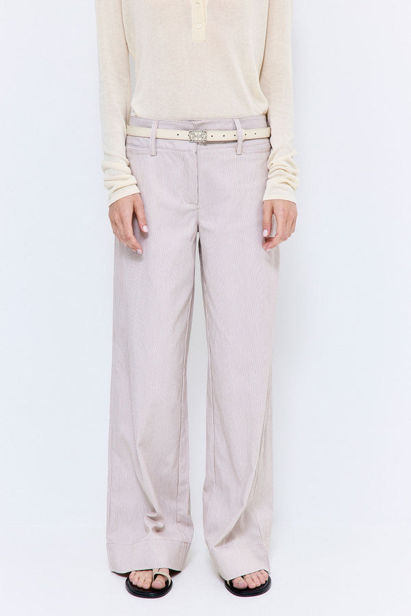 Striped Drill Pants