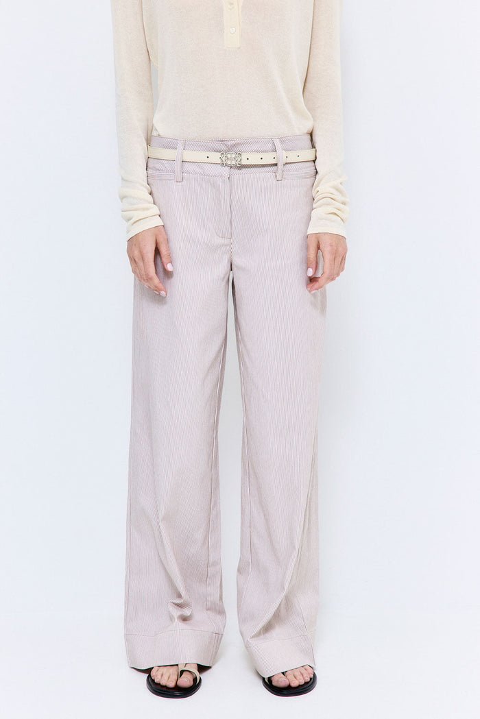Striped Drill Pants