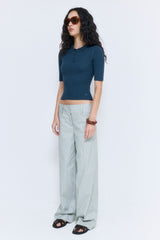Striped Drill Pants