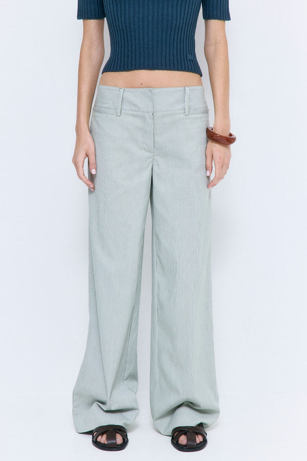 Striped Drill Pants