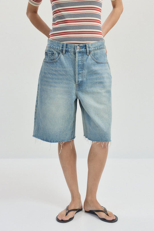 Baggy Denim Bermuda