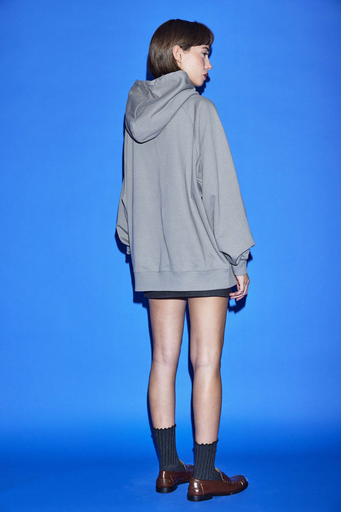 Oversized Flock Fleece Hoodie