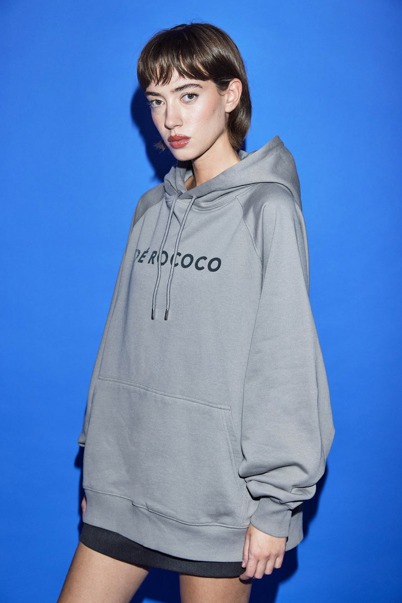 Oversized Flock Fleece Hoodie