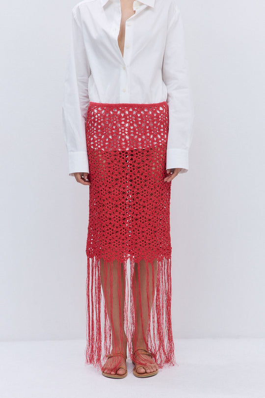 Flower Crochet Skirt