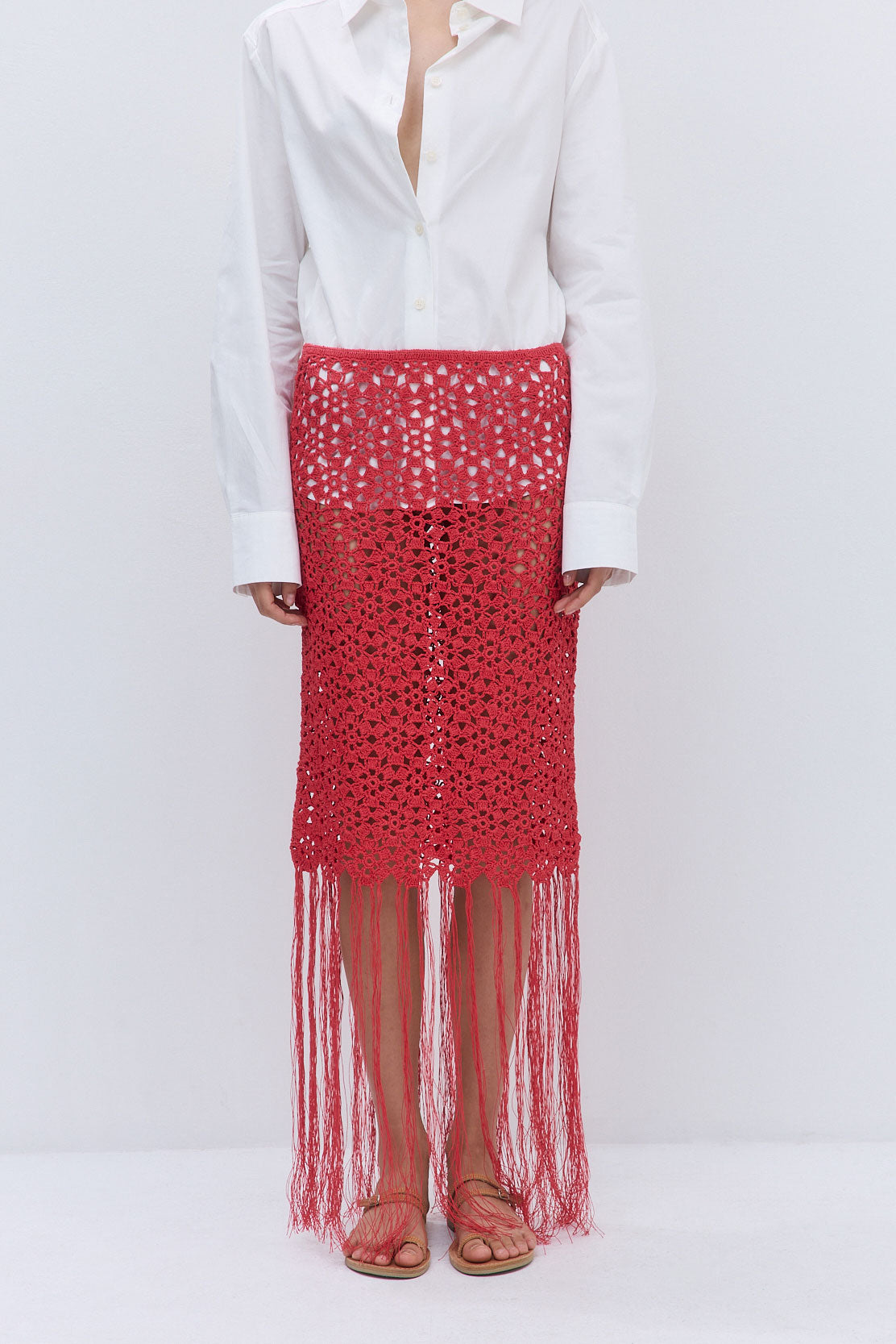 Flower Crochet Skirt
