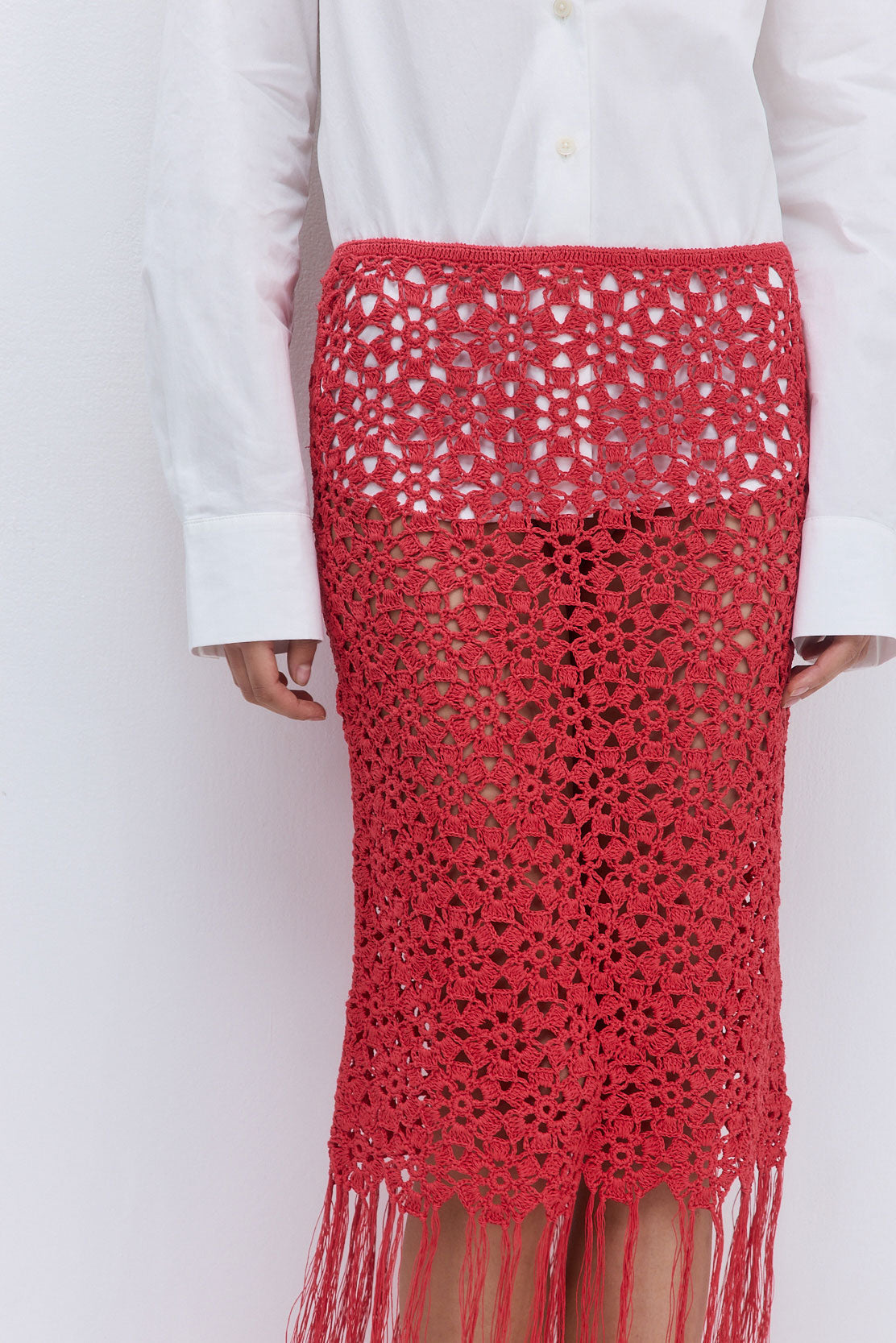Flower Crochet Skirt
