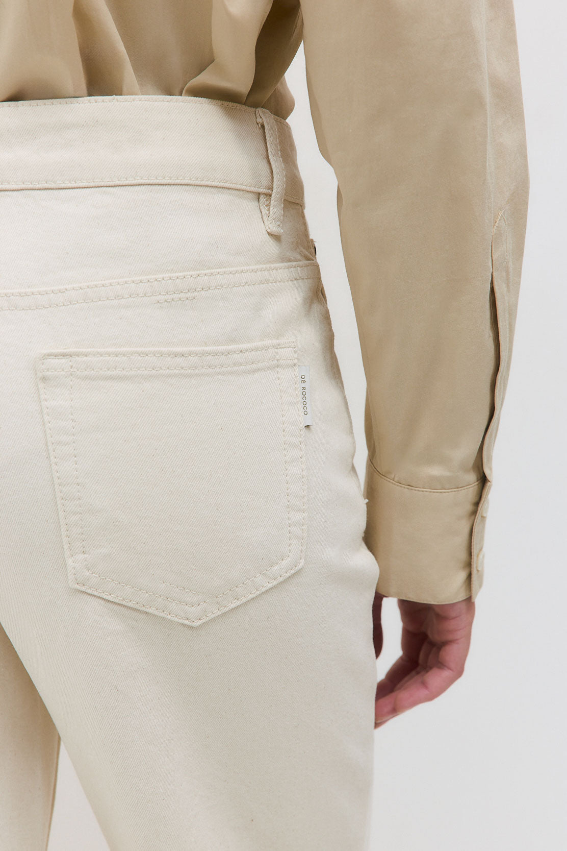 Wide Leg Drill Pants