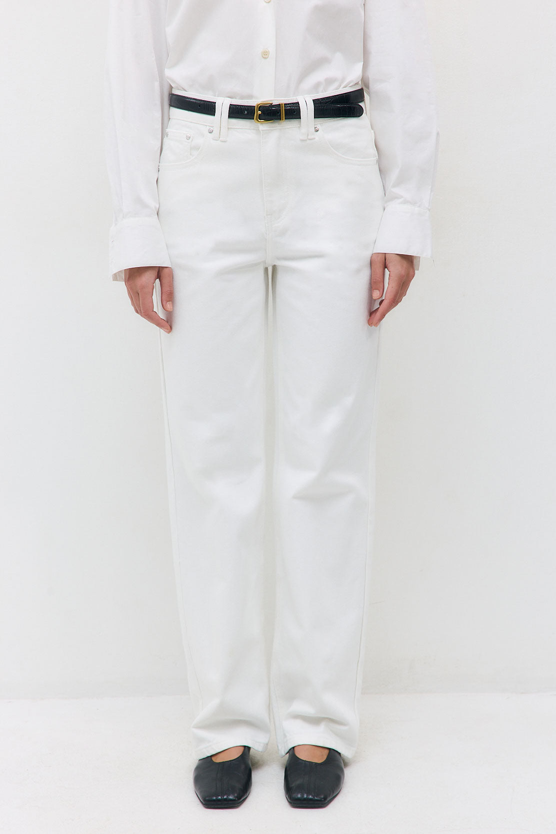 Wide Leg Drill Pants