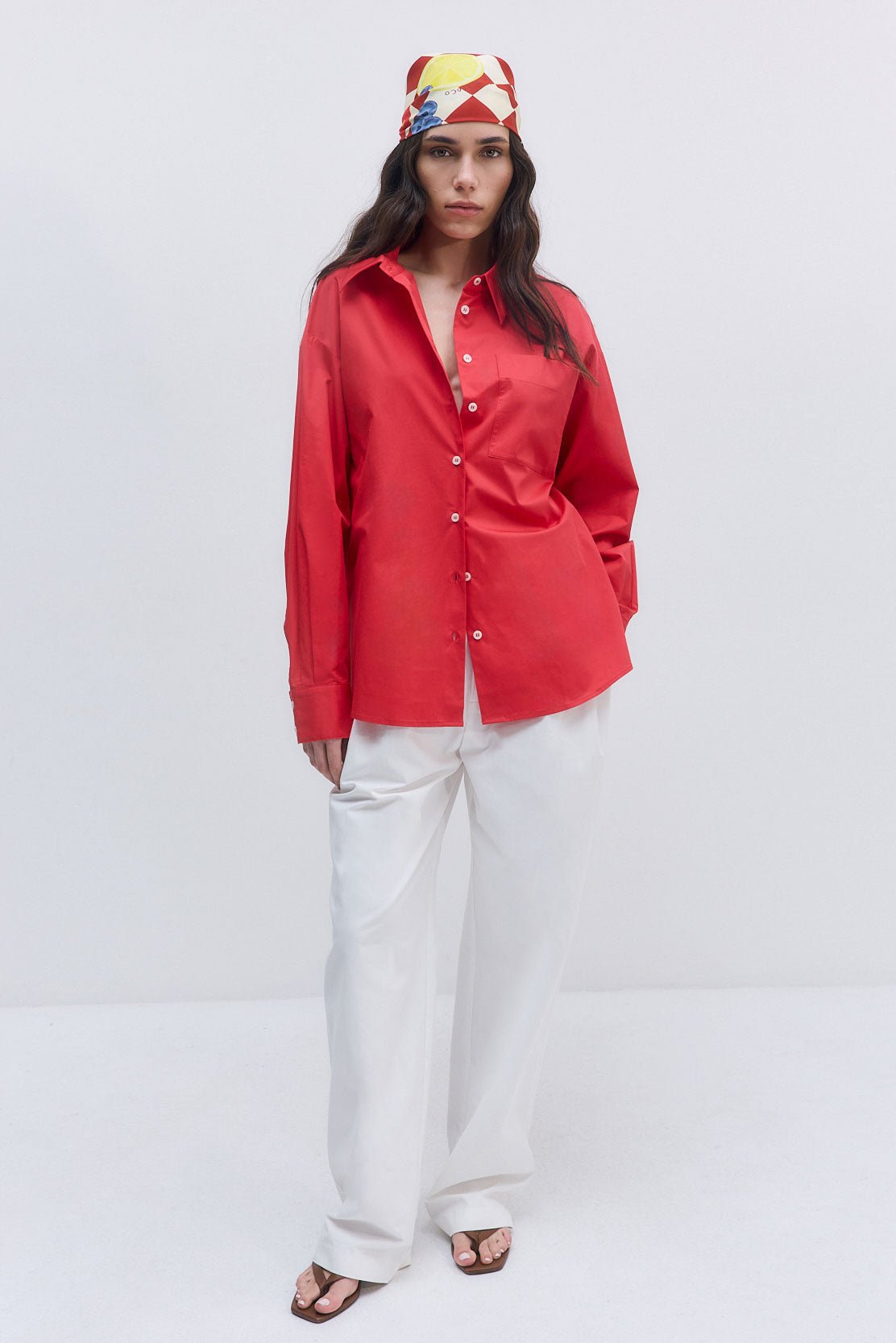 Oversized Poplin Button Down