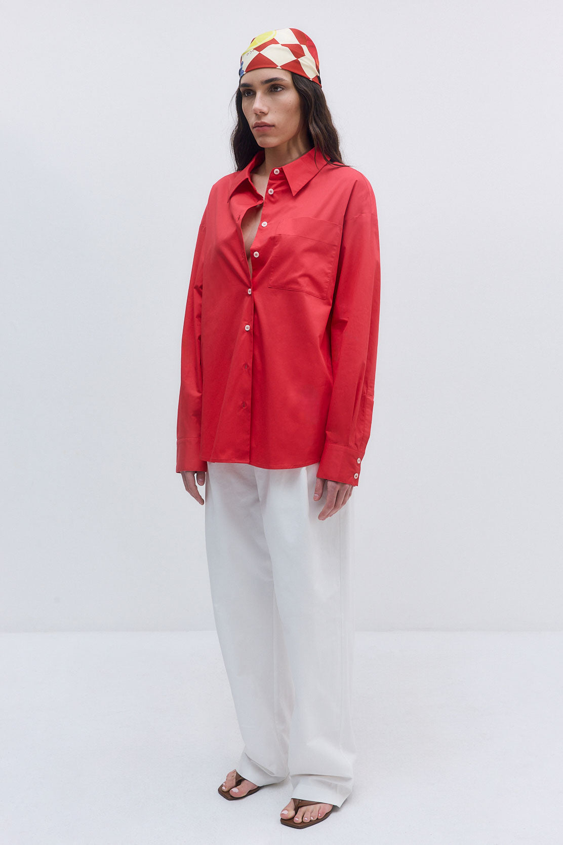 Oversized Poplin Button Down