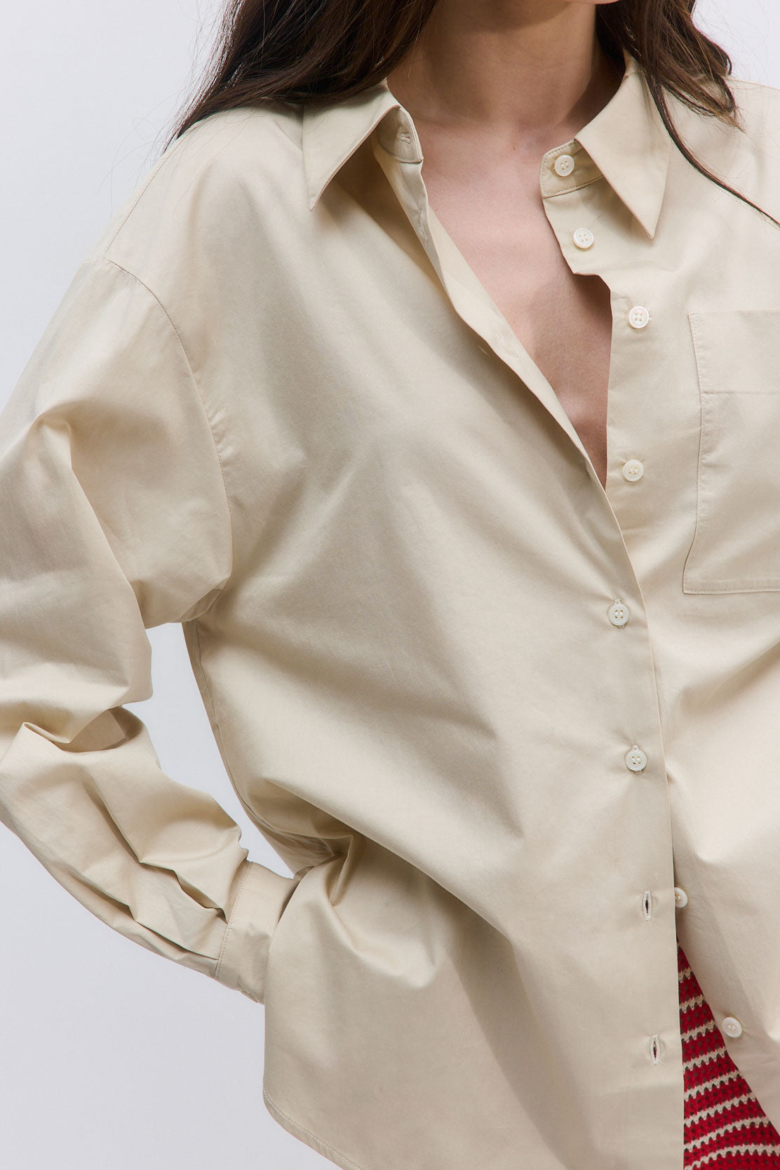 Oversized Poplin Button Down