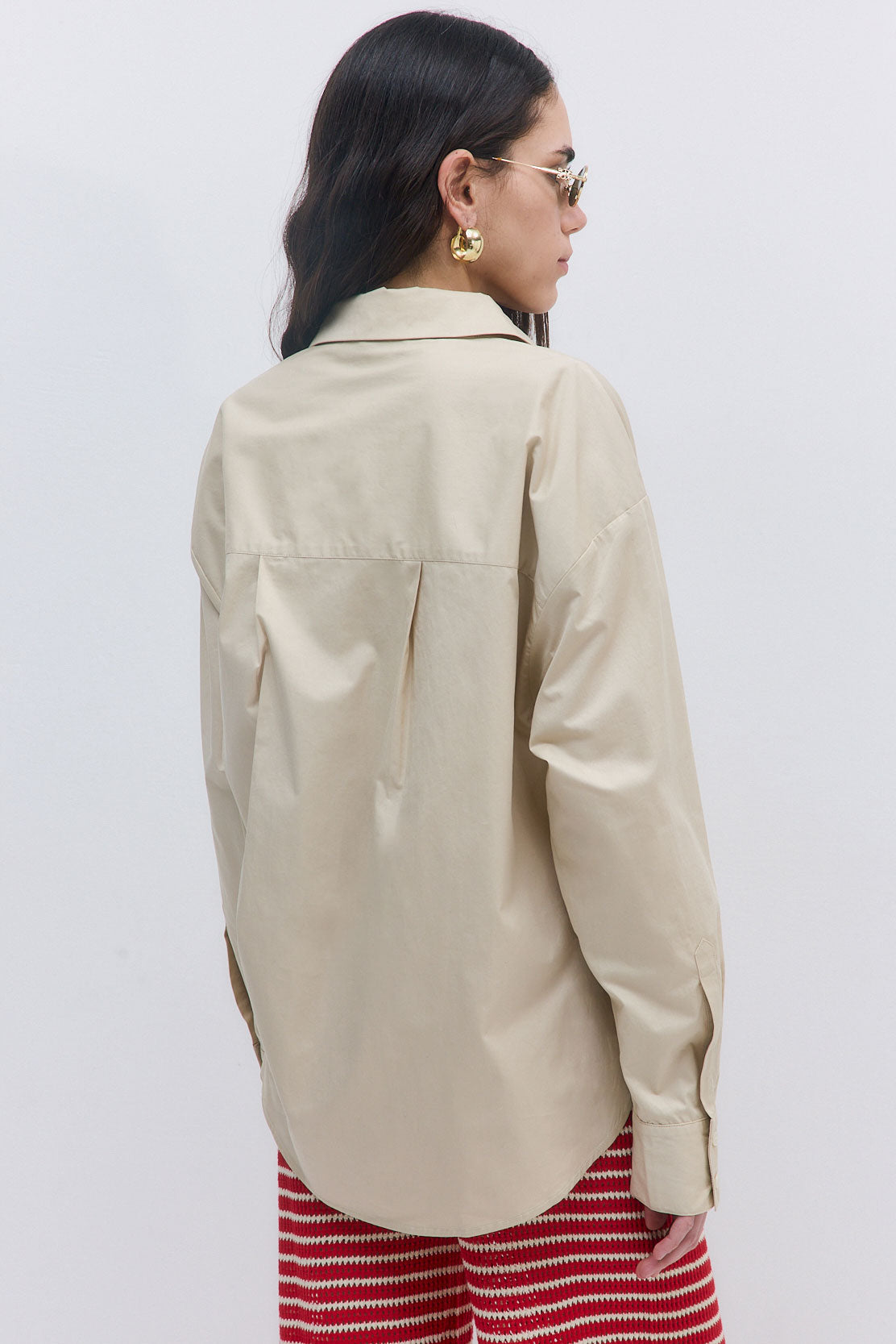 Oversized Poplin Button Down