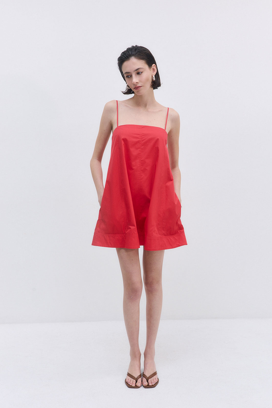 Poplin Mini Dress