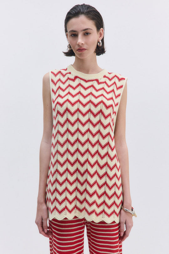 Oversized Crochet Pattern Vest