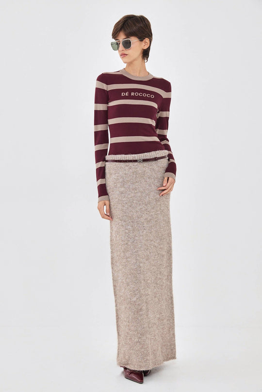 Fuzzy Maxi Skirt