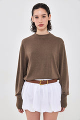 Light Knitted Mockneck