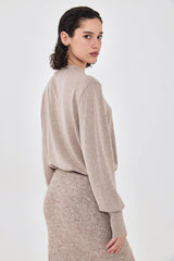 Light Knitted Mockneck