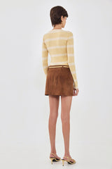 Lightweight Knitted Striped Top