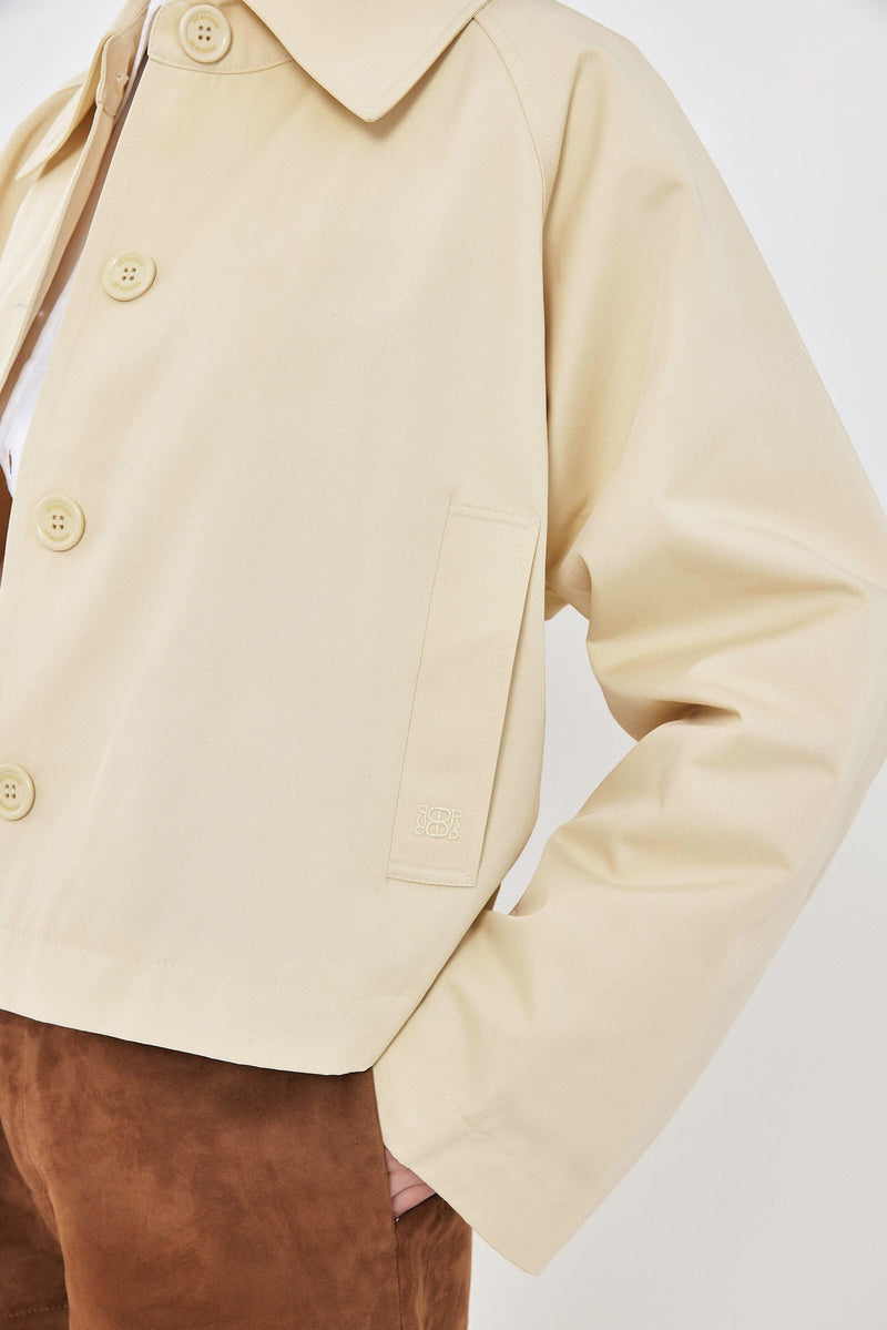 Cropped Trench Coat