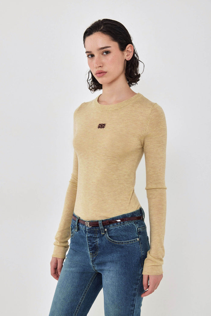 Lightweight Crew Neck Knit