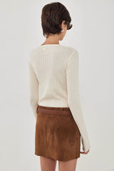 Long Sleeve Ribbed Knit