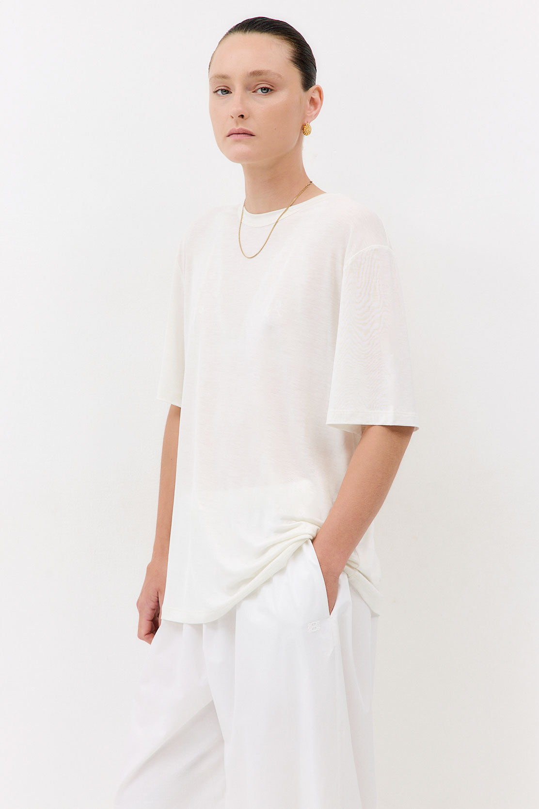 Oversized Crew Neck T Shirt