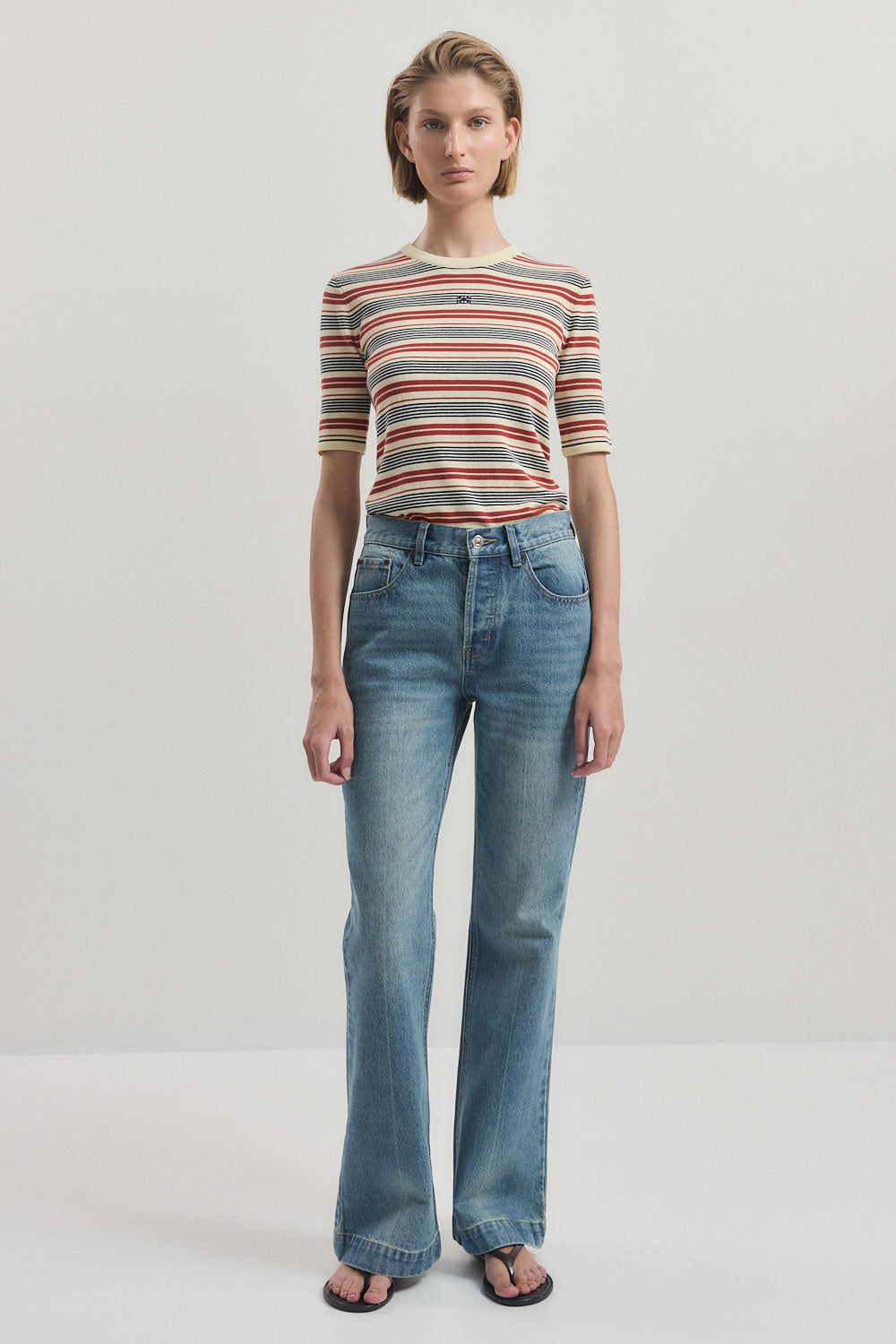 No.20| Mid Rise Flare Denim