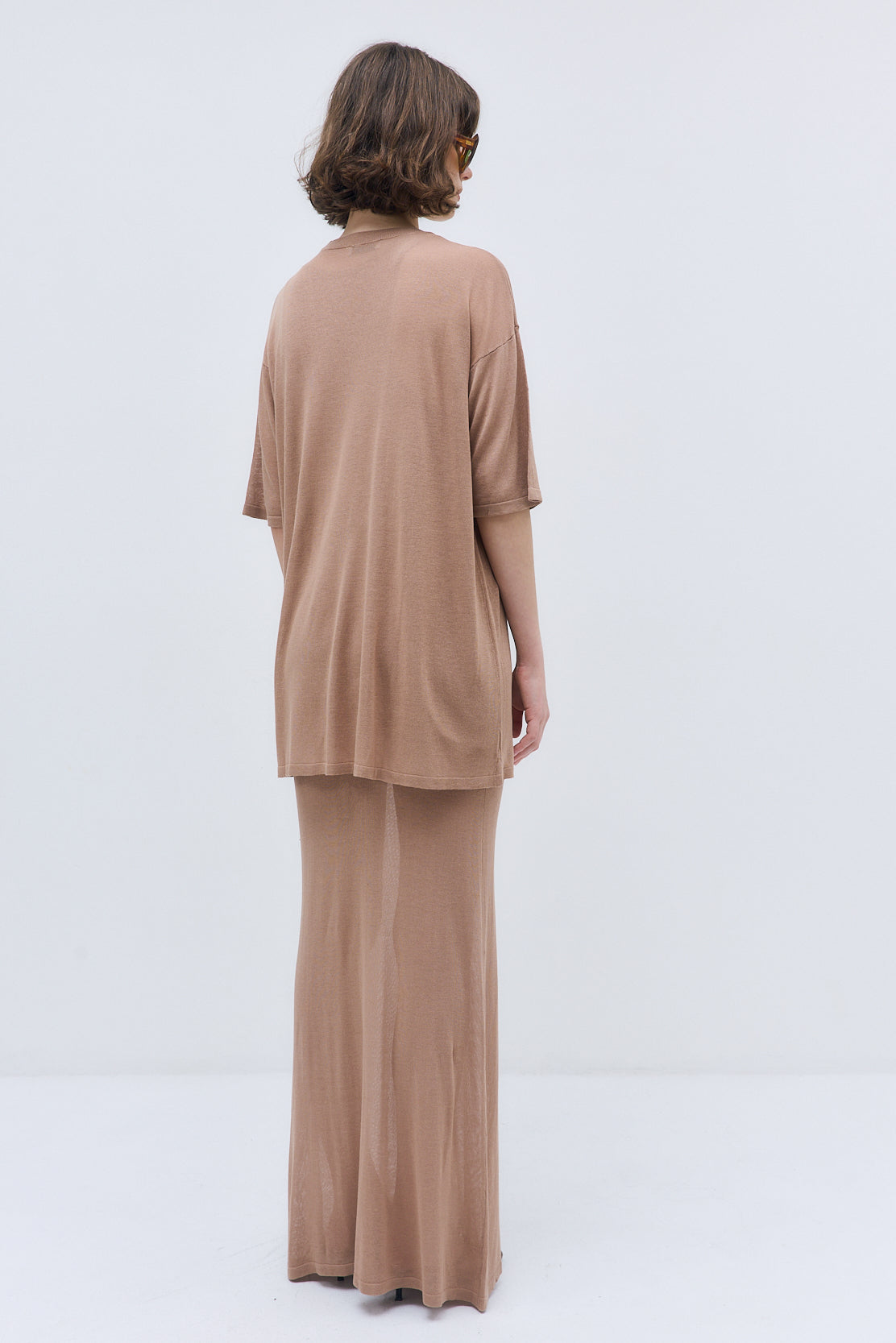 Semi Sheer Oversized Top