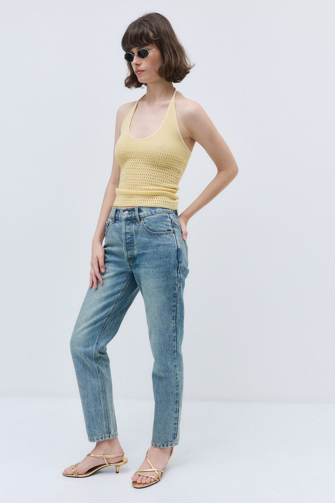 Halter Neck Crochet Top