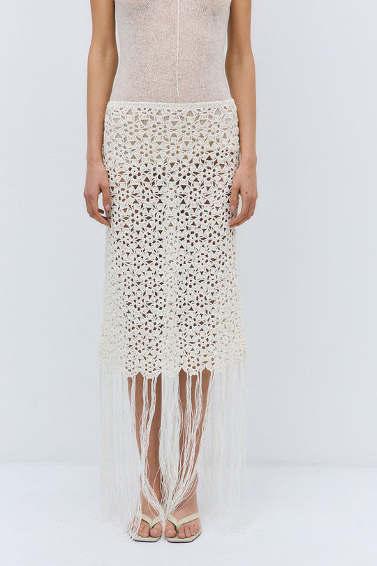 Flower Crochet Skirt