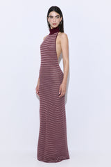 Crochet Turtle Neck  Maxi Dress