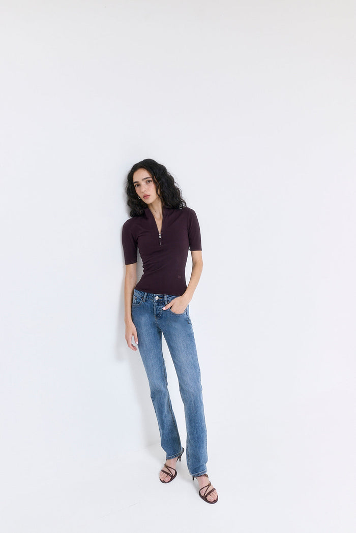 No.18| Mid Rise Fitted Denim